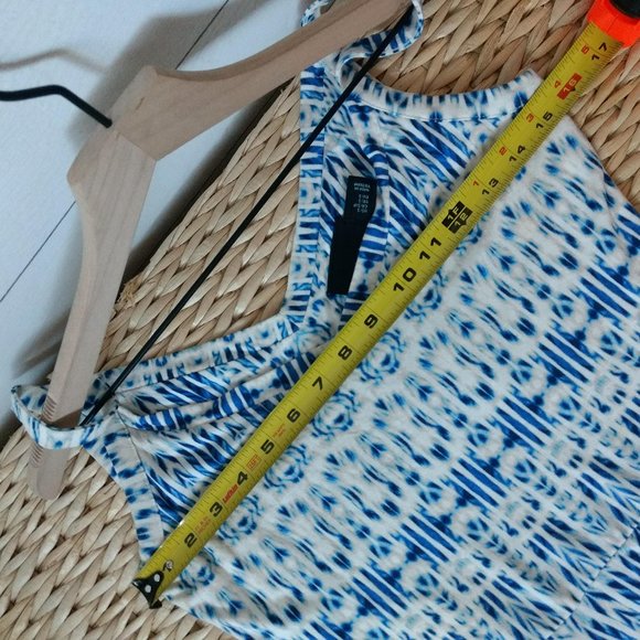 Cynthia Rowley Fit & Flare Ikat Tank Dress S - Picture 7 of 7